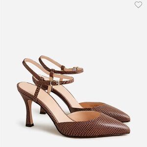 J. Crew Collection Elsie Embossed Pump - Black